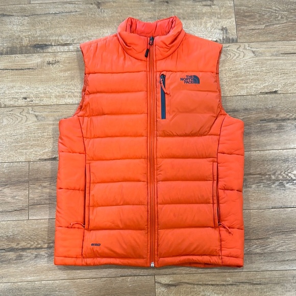 The North Face Other - The North Face Men’s Orange Puffer Vest Size Small